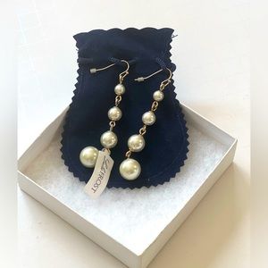 Lulu Frost pearl earrings, two pairs available. Price per pair